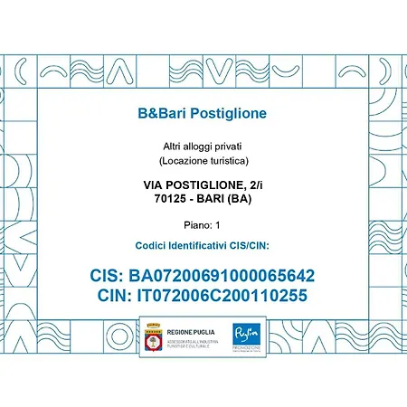 Apartment B&bari Postiglione *